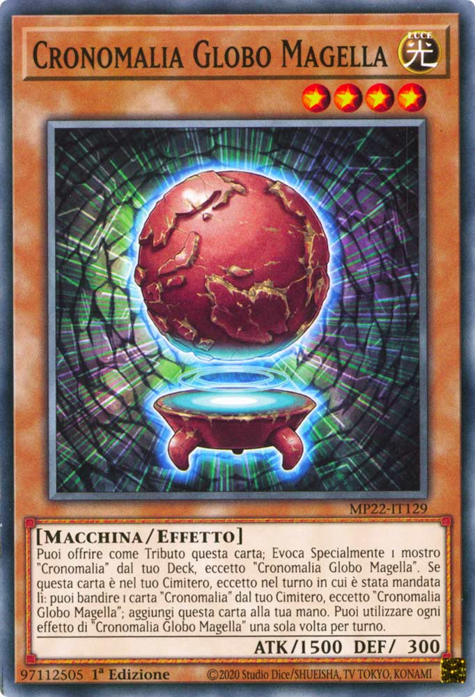 MP22-IT129 Cronomalia Globo Magella Comune 1a Edizione (IT) -NEAR MINT-