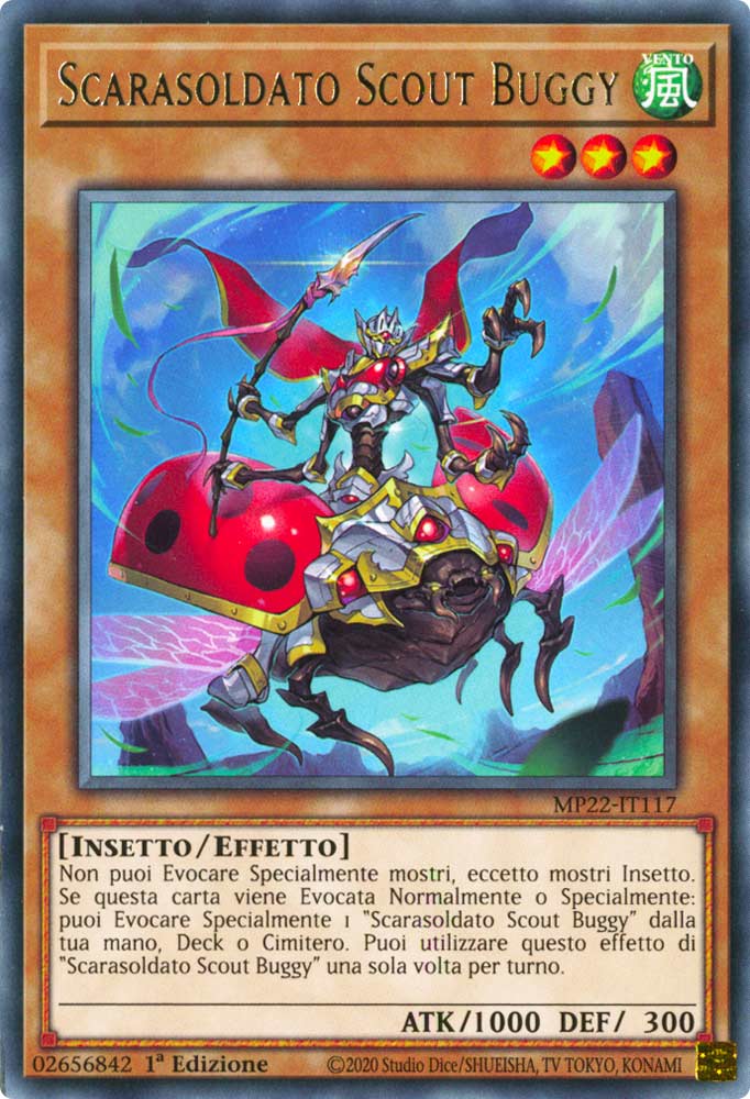 MP22-IT117 Scarasoldato Scout Buggy Rara 1a Edizione (IT) -NEAR MINT-