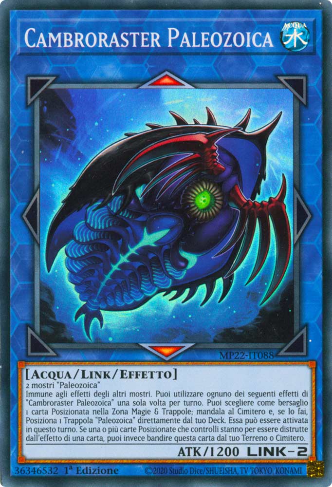 MP22-IT088 Cambroraster Paleozoica Super Rara 1a Edizione (IT) -NEAR MINT-