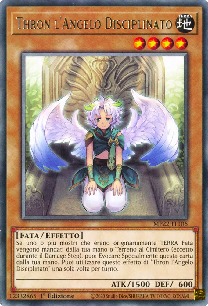MP22-IT106 Thron l'Angelo Disciplinato Rara 1a Edizione (IT) -NEAR MINT-