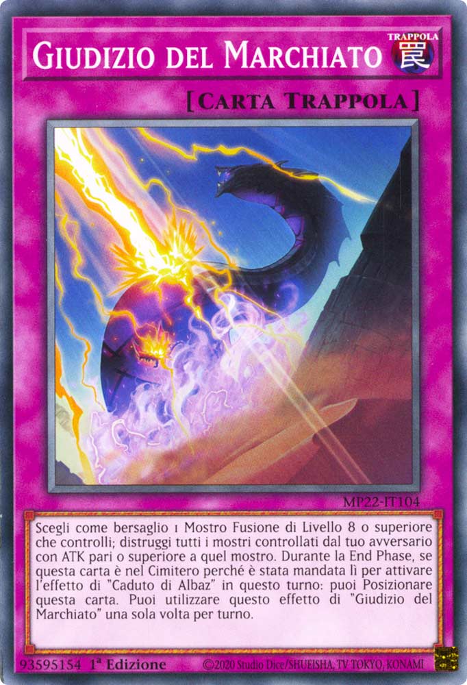 MP22-IT104 Giudizio del Marchiato Comune 1a Edizione (IT) -NEAR MINT-