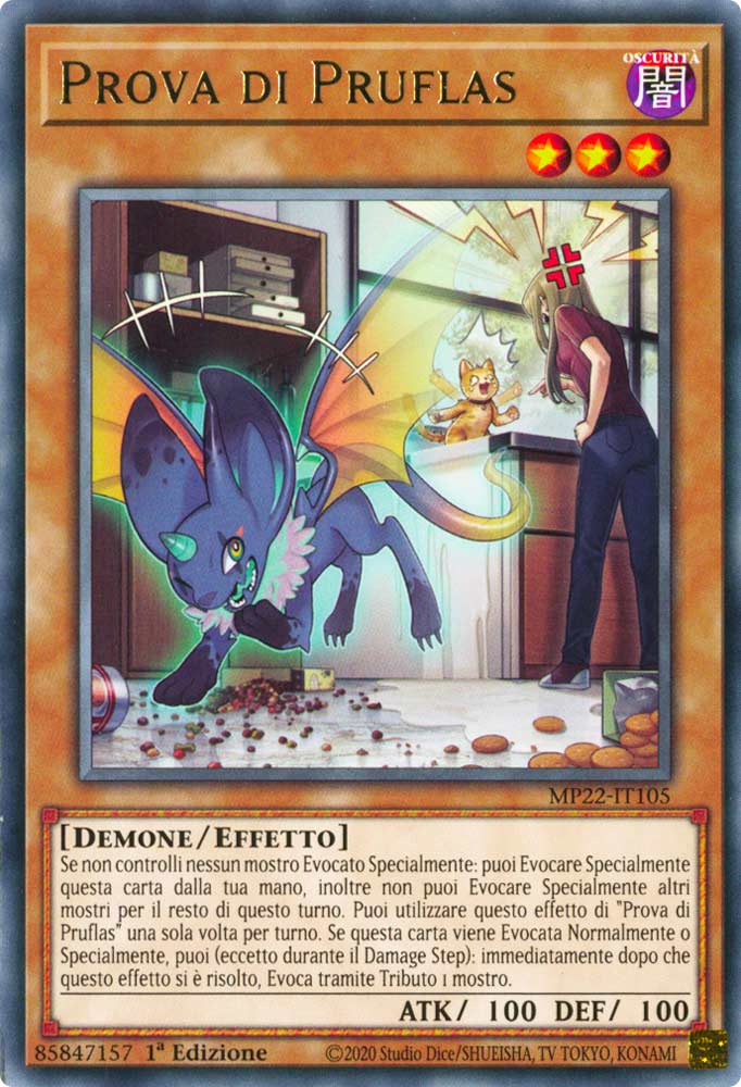 MP22-IT105 Prova di Pruflas Rara 1a Edizione (IT) -NEAR MINT-