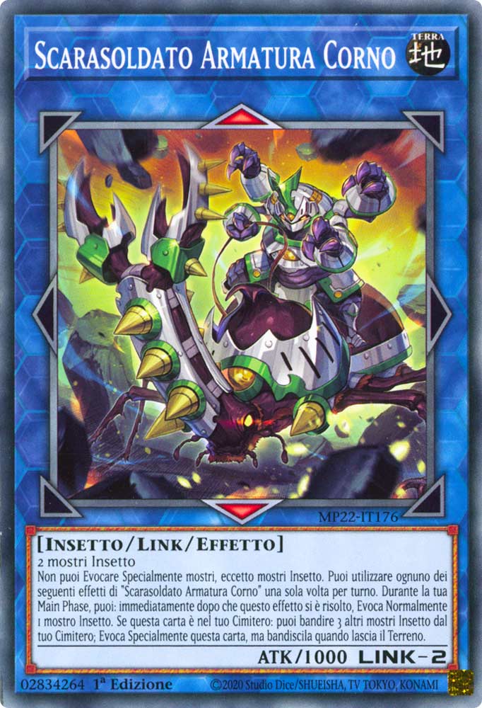MP22-IT176 Scarasoldato Armatura Corno Comune 1a Edizione (IT) -NEAR MINT-