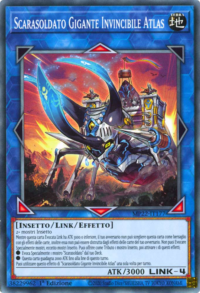 MP22-IT177 Scarasoldato Gigante Invincibile Atlas Comune 1a Edizione (IT) -NEAR MINT-