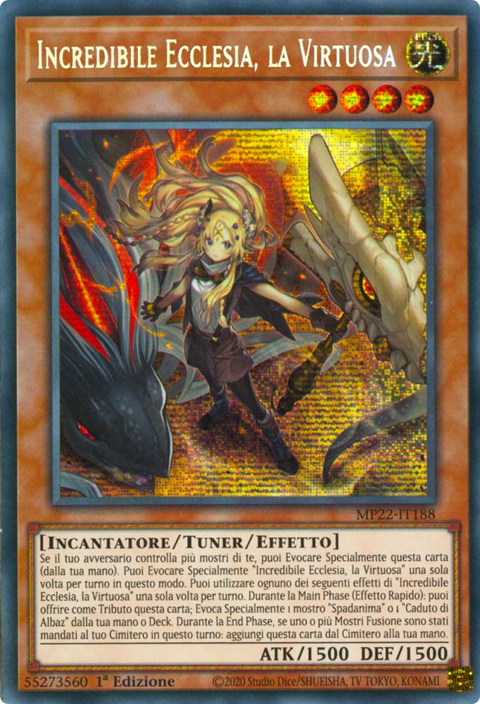 MP22-IT188 Incredibile Ecclesia, la Virtuosa Rara Segreta Prismatica 1a Edizione (IT) -NEAR MINT-