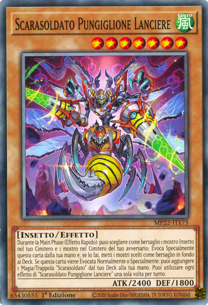 MP22-IT175 Scarasoldato Pungiglione Lanciere Comune 1a Edizione (IT) -NEAR MINT-