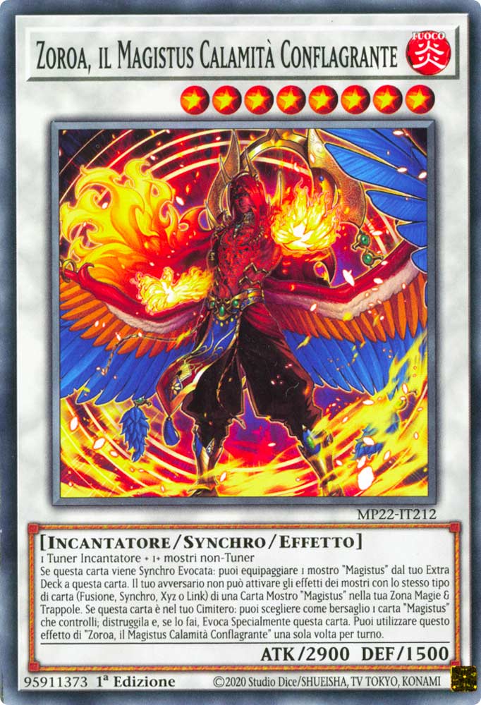 MP22-IT212 Zoroa, il Magistus Calamita' Conflagrante Comune 1a Edizione (IT) -NEAR MINT-