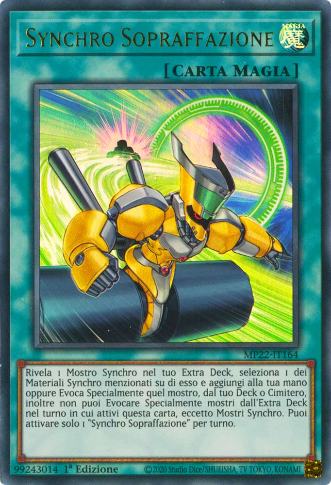 MP22-IT164 Synchro Sopraffazione Ultra Rara 1a Edizione (IT) -NEAR MINT-