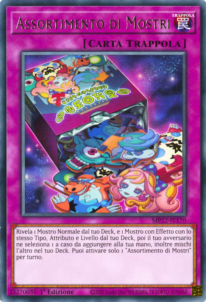 MP22-IT170 Assortimento di Mostri Rara 1a Edizione (IT) -NEAR MINT-