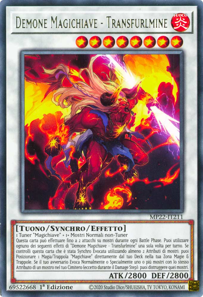 MP22-IT211 Demone Magichiave - Transfurlmine Rara 1a Edizione (IT) -NEAR MINT-