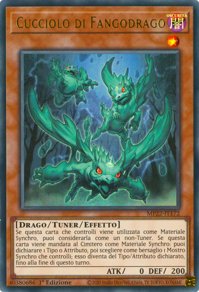 MP22-IT172 Cucciolo di Fangodrago Ultra Rara 1a Edizione (IT) -NEAR MINT-