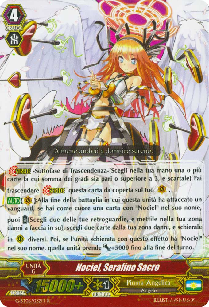 G-BT05-IT032 Nociel, Serafino Sacro rara foil (IT) -NEAR MINT-