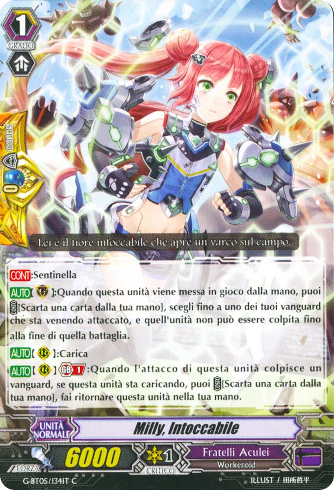 G-BT05-IT134 Milly, Intoccabile comune normale (IT) -NEAR MINT-