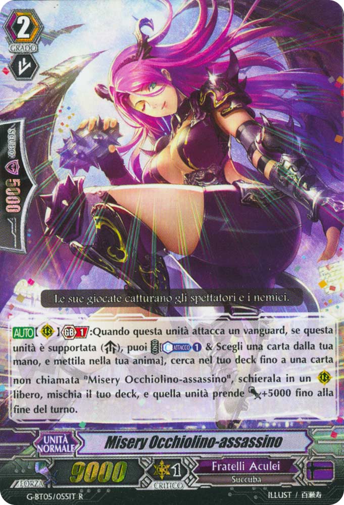 G-BT05-IT055 Misery Occhiolino-assassino rara foil (IT) -NEAR MINT-