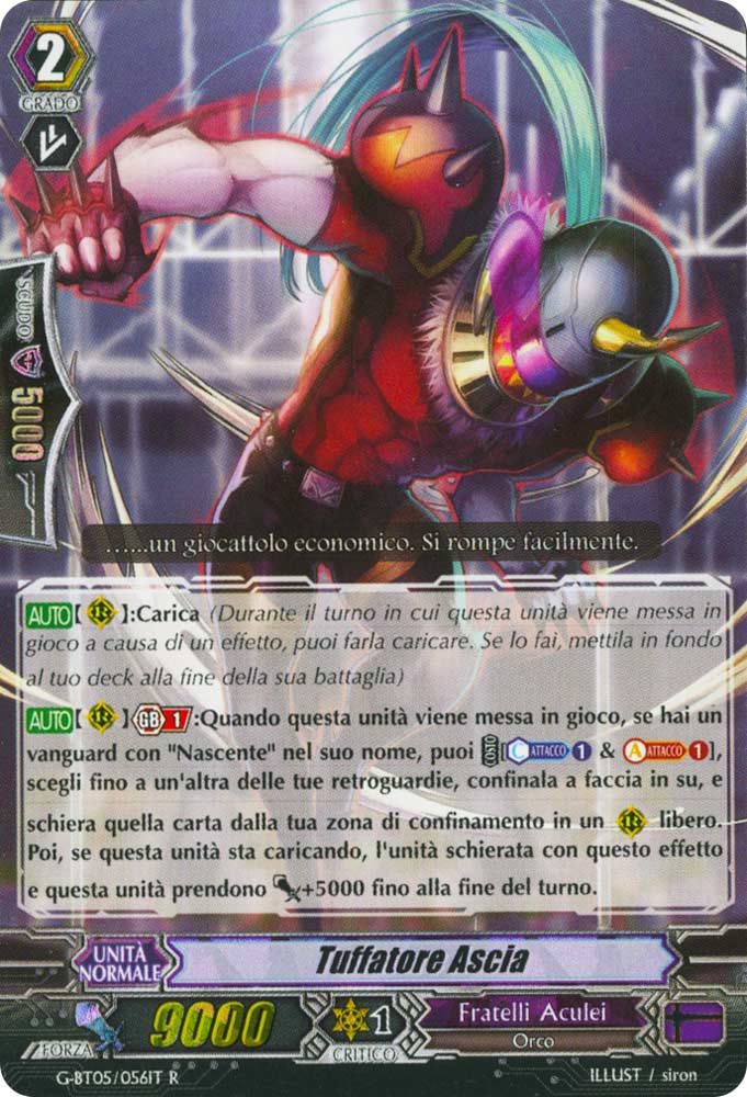 G-BT05-IT056 Tuffatore Ascia rara foil (IT) -NEAR MINT-