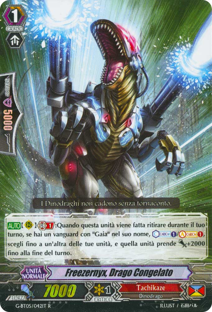 G-BT05-IT042 Freezernyx, Drago Congelato rara foil (IT) -NEAR MINT-
