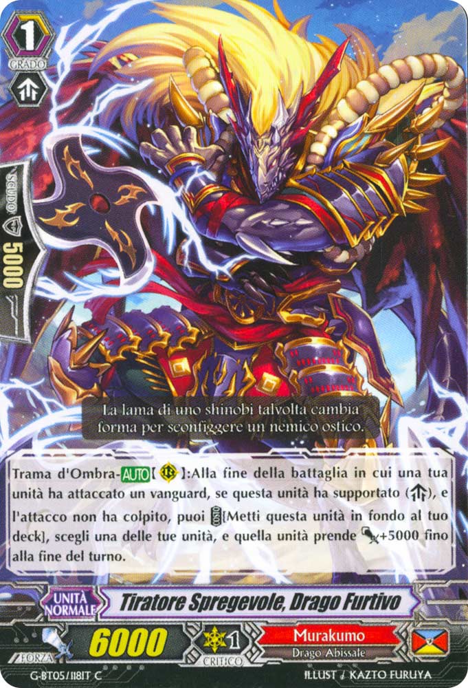 G-BT05-IT118 Tiratore Spregevole, Drago Furtivo comune normale (IT) -NEAR MINT-