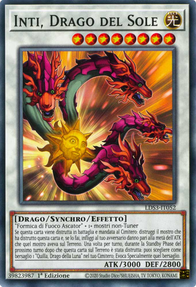 LDS3-IT052 Inti, Drago del Sole Comune 1a Edizione (IT) -NEAR MINT-