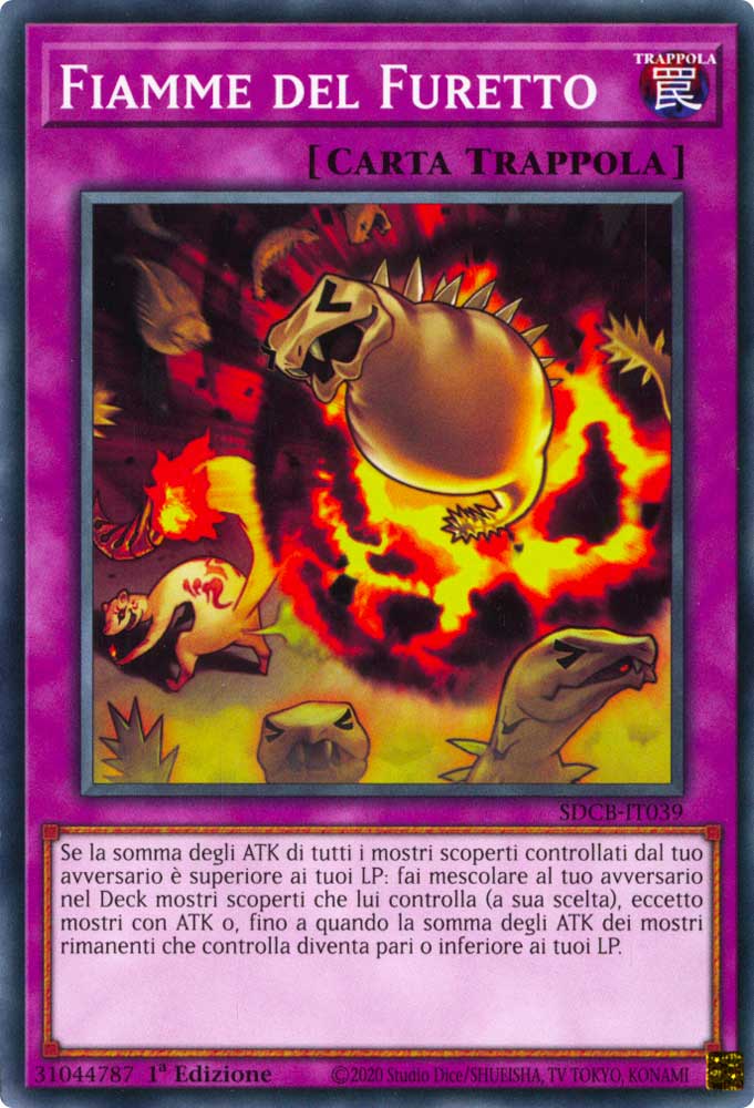 SDCB-IT039 Fiamme del Furetto Comune 1a Edizione (IT) -NEAR MINT-