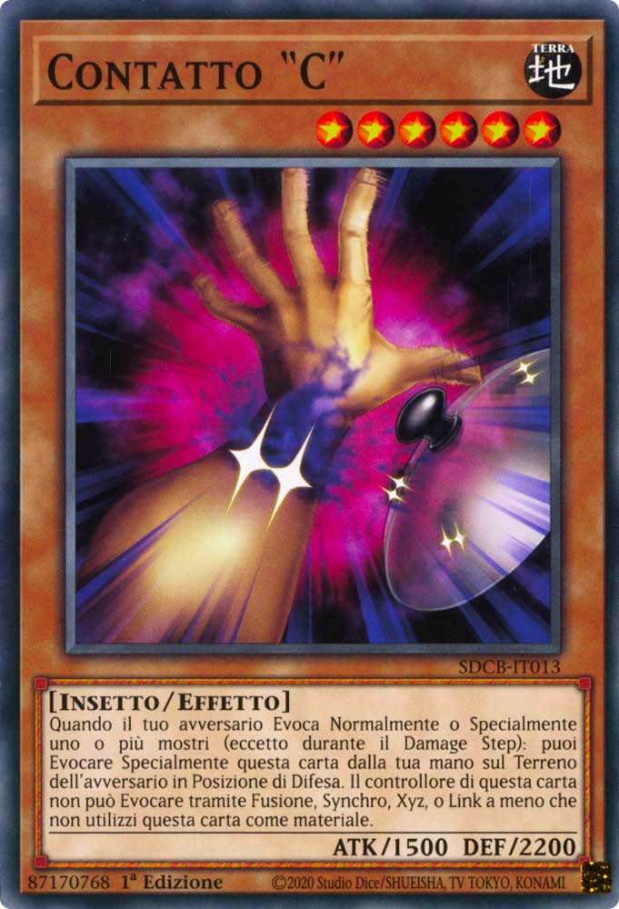 SDCB-IT013 Contatto "C" Comune 1a Edizione (IT) -NEAR MINT-