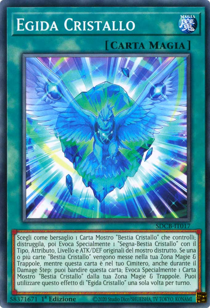 SDCB-IT017 Egida Cristallo Comune 1a Edizione (IT) -NEAR MINT-