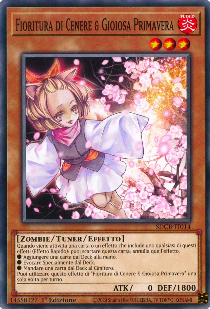 SDCB-IT014 Fioritura di Cenere & Gioiosa Primavera Comune 1a Edizione (IT) -NEAR MINT-