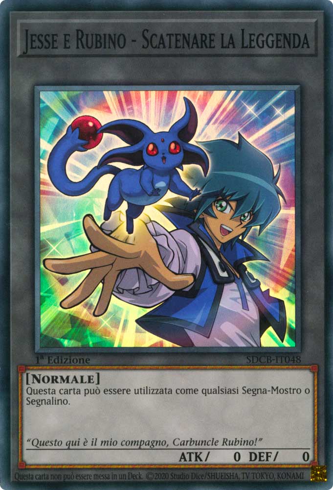 SDCB-IT048 Jesse e Rubino - Scatenare la Leggenda Super Rara 1a Edizione (IT) -NEAR MINT-