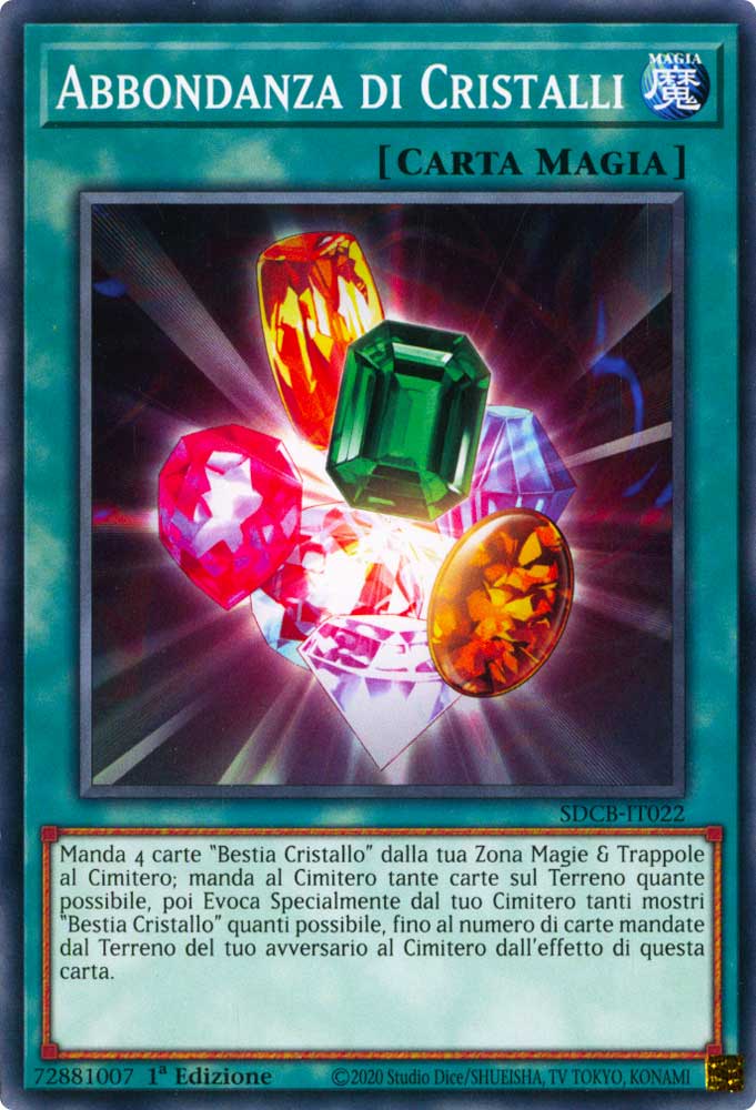 SDCB-IT022 Abbondanza di Cristalli Comune 1a Edizione (IT) -NEAR MINT-