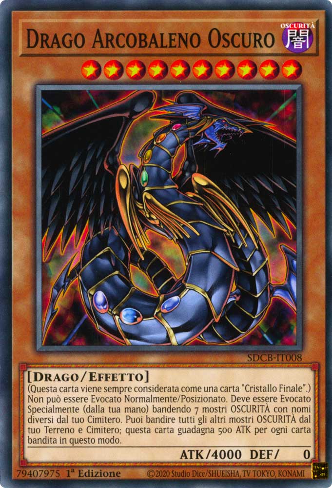 SDCB-IT008 Drago Arcobaleno Oscuro Comune 1a Edizione (IT) -NEAR MINT-