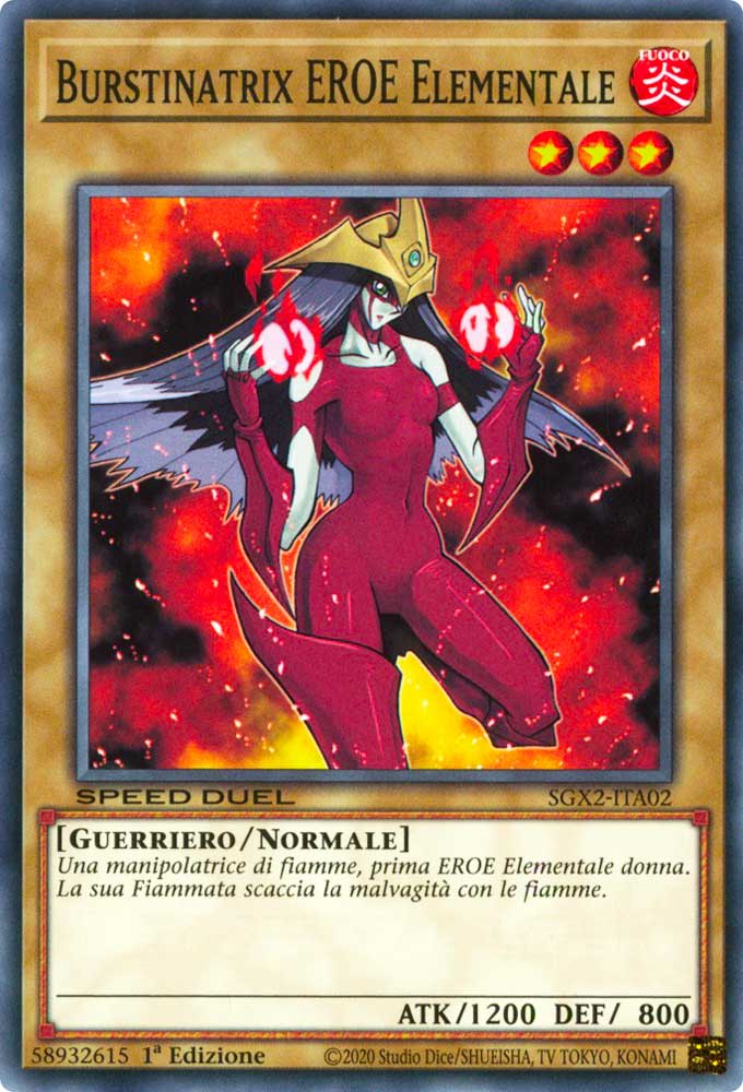 SGX2-ITA02 Burstinatrix EROE Elementale Comune 1a Edizione (IT) -NEAR MINT-