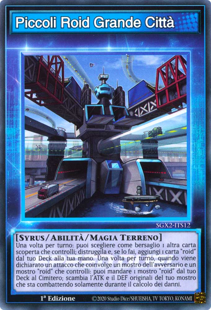 SGX2-ITS12 Piccoli Roid Grande Citta' Comune 1a Edizione (IT) -NEAR MINT-