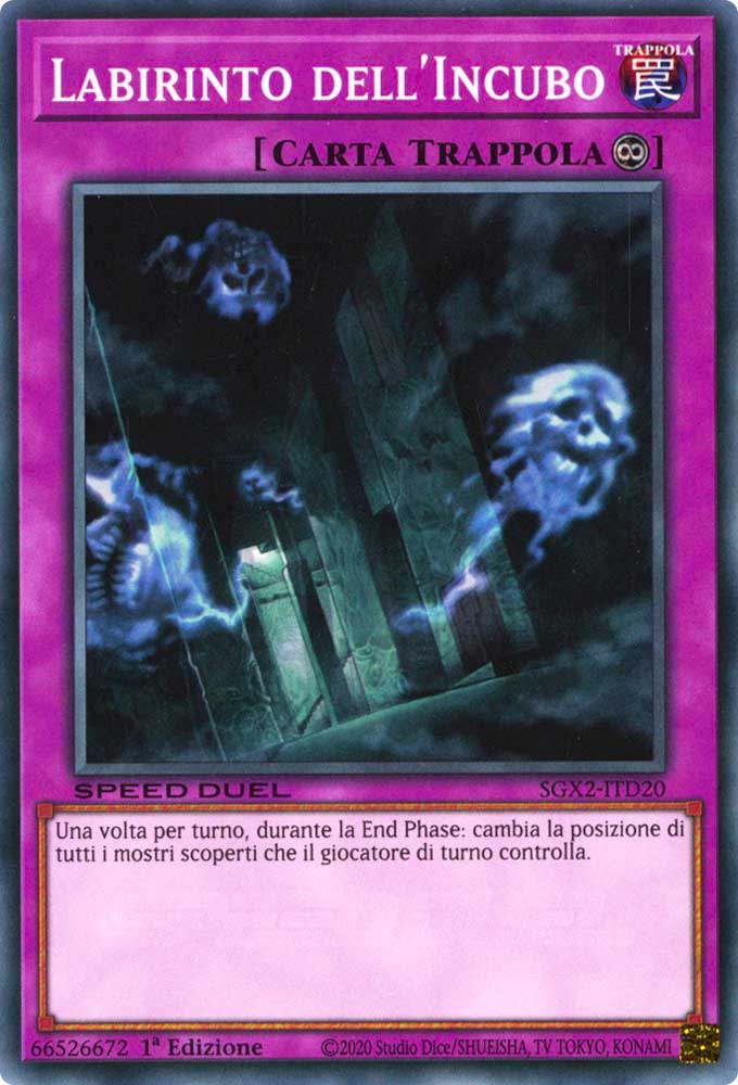 SGX2-ITD20 Labirinto dell'Incubo Comune 1a Edizione (IT) -NEAR MINT-