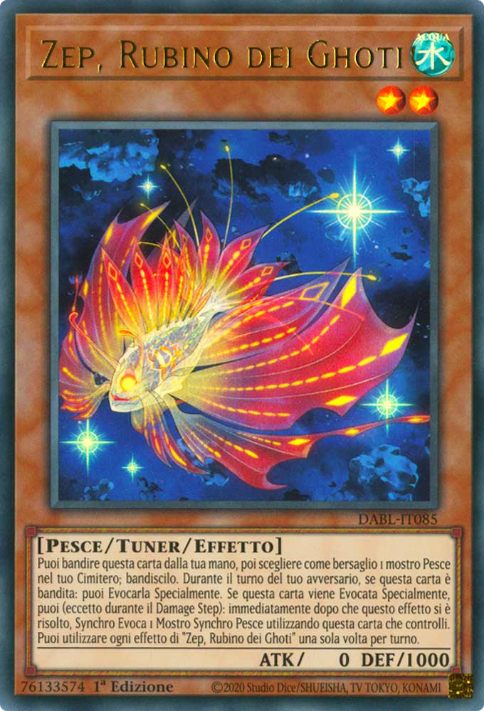 DABL-IT085 Zep, Rubino dei Ghoti Ultra Rara 1a Edizione (IT) -NEAR MINT-
