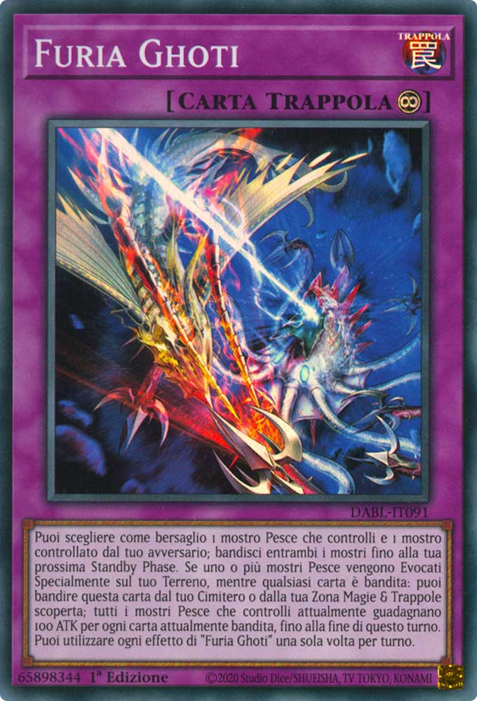 DABL-IT091 Furia Ghoti Super Rara 1a Edizione (IT) -NEAR MINT-