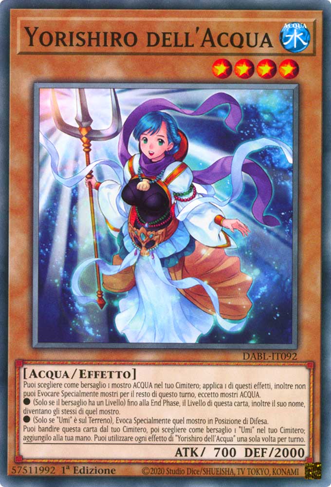 DABL-IT092 Yorishiro dell'Acqua Comune 1a Edizione (IT) -NEAR MINT-