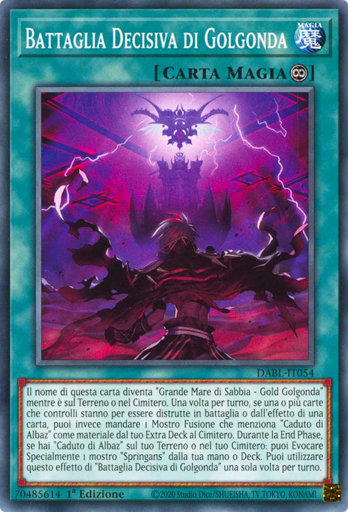 DABL-IT054 Battaglia Decisiva di Golgonda Comune 1a Edizione (IT) -NEAR MINT-