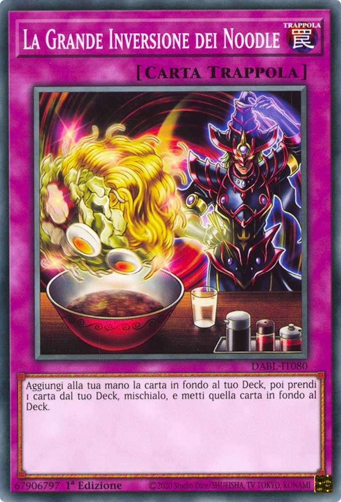 DABL-IT080 La Grande Inversione dei Noodle Comune 1a Edizione (IT) -NEAR MINT-