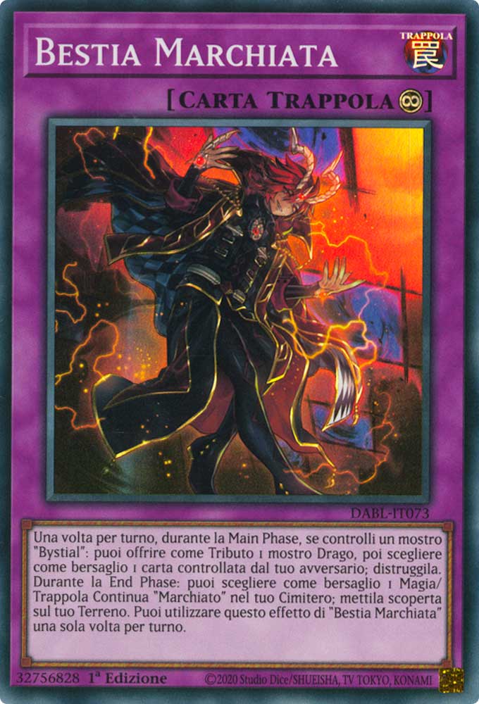 DABL-IT073 Bestia Marchiata Super Rara 1a Edizione (IT) -NEAR MINT-