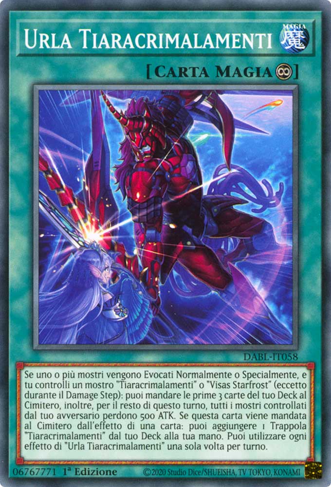 DABL-IT058 Urla Tiaracrimalamenti Comune 1a Edizione (IT) -NEAR MINT-