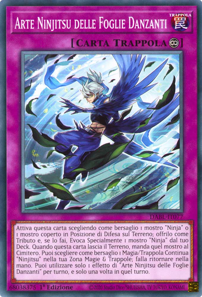DABL-IT077 Arte Ninjitsu delle Foglie Danzanti Comune 1a Edizione (IT) -NEAR MINT-