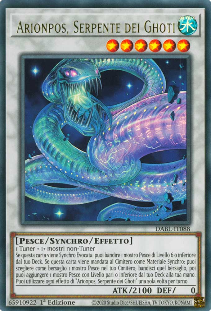 DABL-IT088 Arionpos, Serpente dei Ghoti Ultra Rara 1a Edizione (IT) -NEAR MINT-