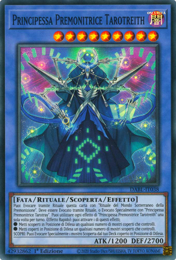 DABL-IT038 Principessa Premonitrice Tarotreith Super Rara 1a Edizione (IT) -NEAR MINT-