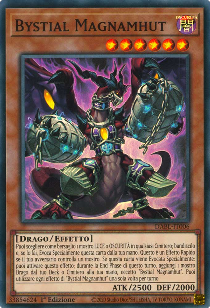 DABL-IT006 Bystial Magnamhut Super Rara 1a Edizione (IT) -NEAR MINT-