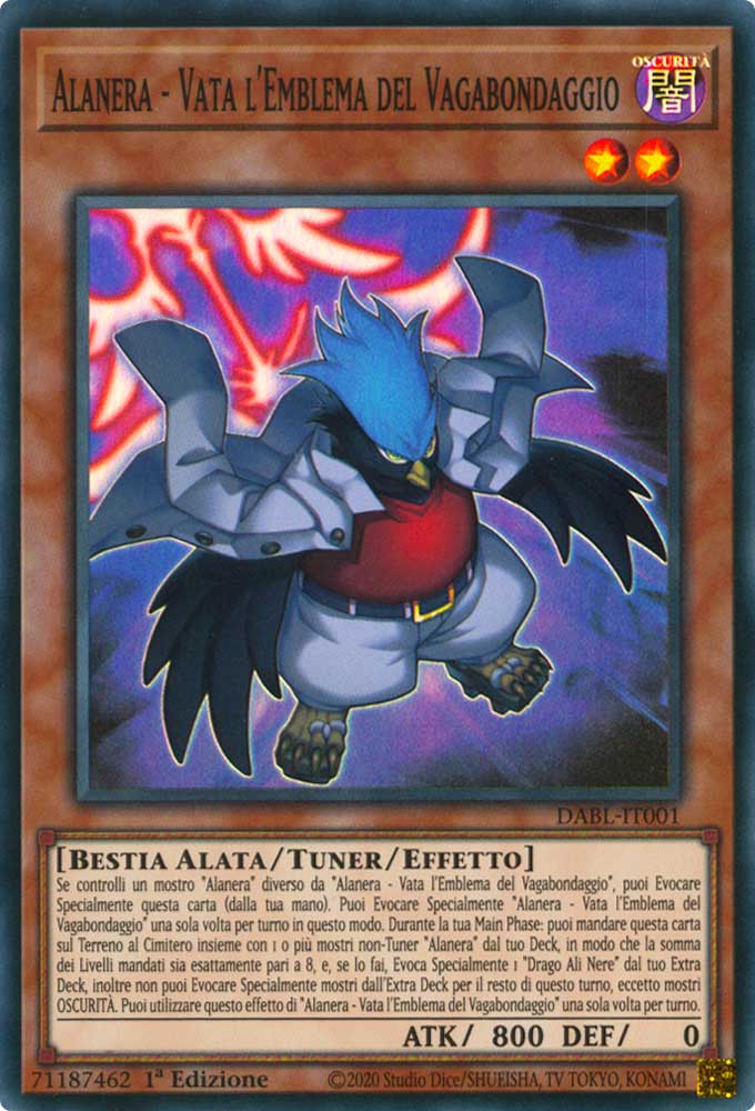 DABL-IT001 Alanera - Vata l'Emblema del Vagabondaggio Super Rara 1a Edizione (IT) -NEAR MINT-