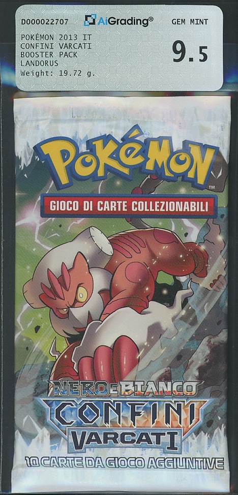 Nero e Bianco Confini Varcati busta 10 carte Artwork Landorus Forma Totem (IT) / AIG 9.5