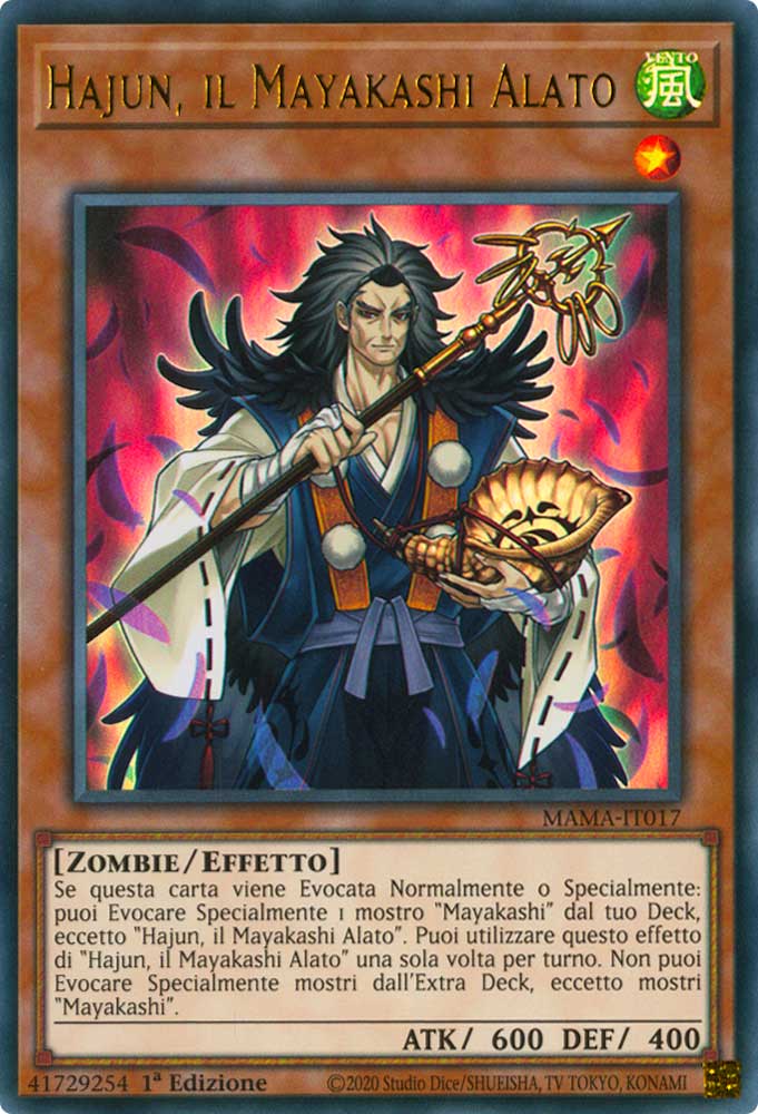 MAMA-IT017 Hajun, il Mayakashi Alato Ultra Rara 1a Edizione (IT) -NEAR MINT-