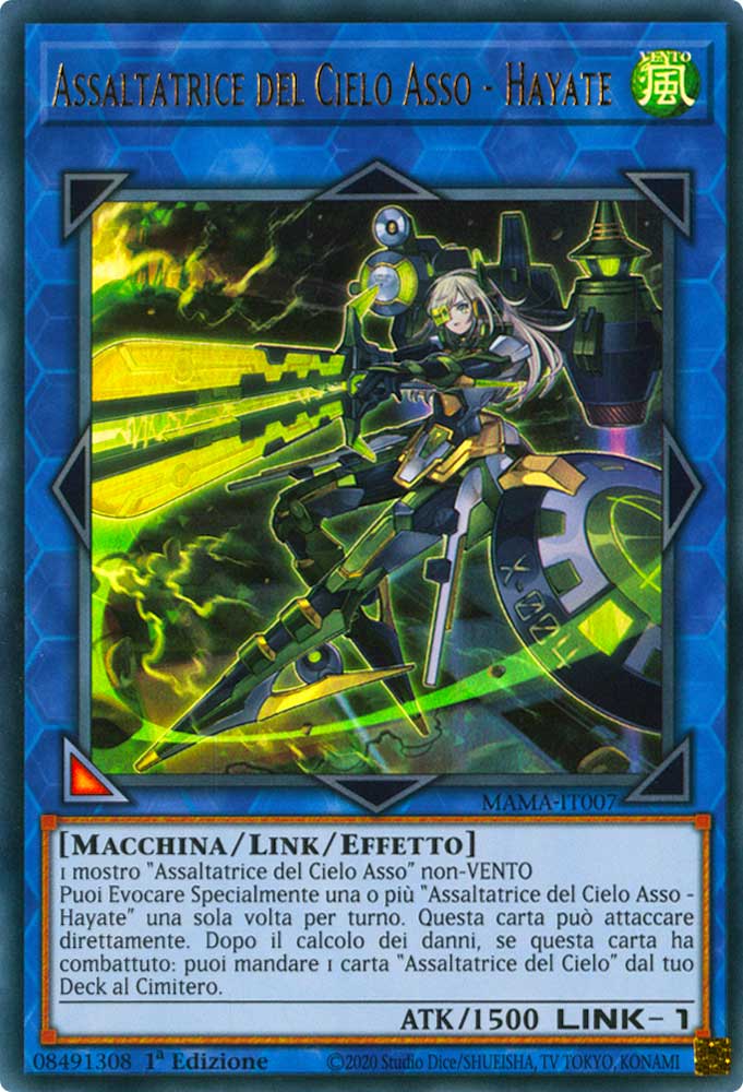 MAMA-IT007 Assaltatrice del Cielo Asso - Hayate Ultra Rara 1a Edizione (IT) -NEAR MINT-