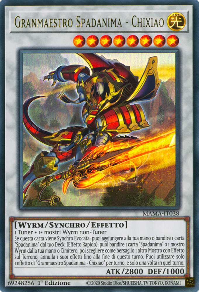 MAMA-IT038 Granmaestro Spadanima - Chixiao Ultra Rara 1a Edizione (IT) -NEAR MINT-