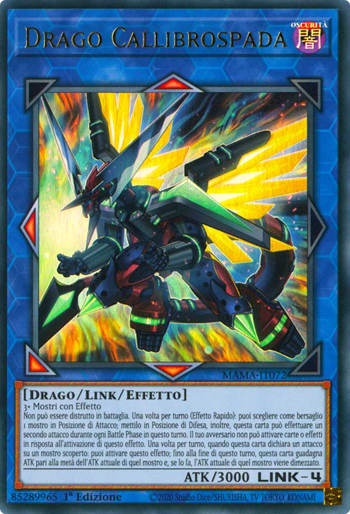 MAMA-IT072 Drago Callibrospada Ultra Rara 1a Edizione (IT) -NEAR MINT-