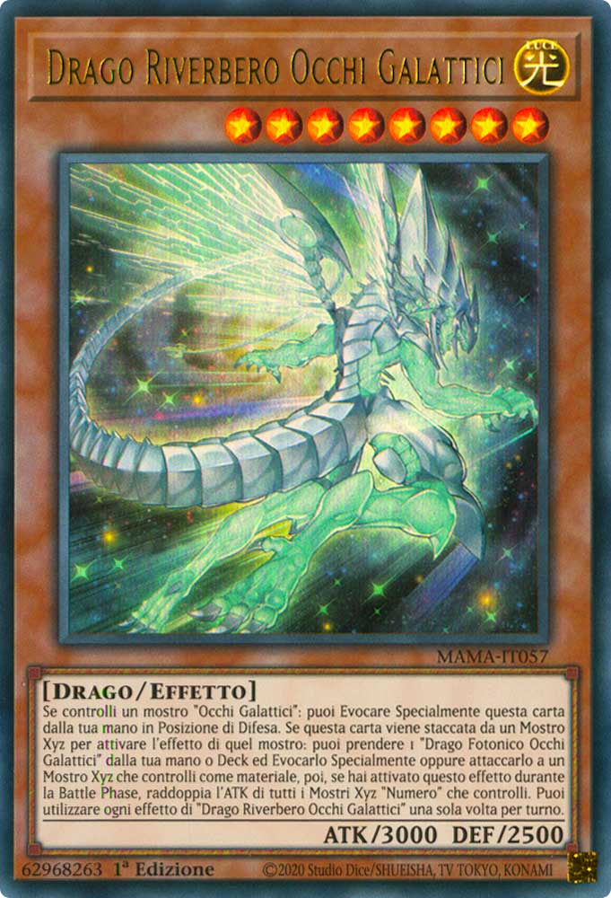 MAMA-IT057 Drago Riverbero Occhi Galattici Ultra Rara 1a Edizione (IT) -NEAR MINT-